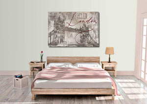 Hello London Canvas Print