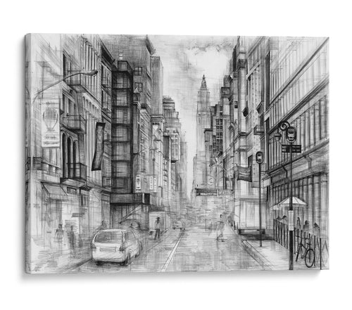 New York Street Canvas Print