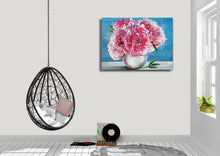 Load image into Gallery viewer, INTALENCE ART Pink Peony Wall Art Décor Modern Print on Canvas