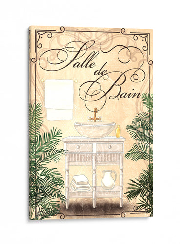 Salle de Bain Canvas Print